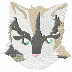 Cats Embroidery Design 1